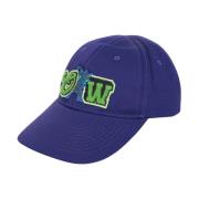 Off White Lila/Grön Logo Baseballkeps Purple, Herr