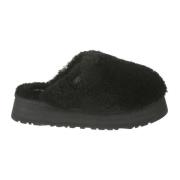 UGG Maxi Curly Platform tofflor Black, Dam