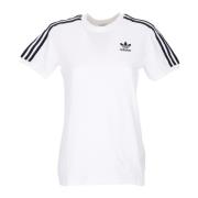 Adidas Randig T-shirt för kvinnor White, Dam