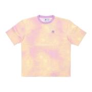 Adidas Bliss Lilac/Almost Yellow All Over Print Tee Multicolor, Dam