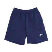 Nike Basketball Cargo Shorts - Midnight Navy/White Blue, Herr