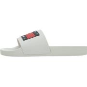 Tommy Jeans Sliders White, Dam