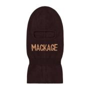 Mackage Logo Balaclava Skimask Brown, Herr