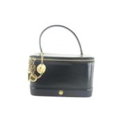 Versace Pre-owned Pre-owned Läder handvskor Black, Dam