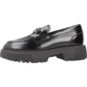 Nerogiardini Eleganta Prydda Loafers Black, Dam