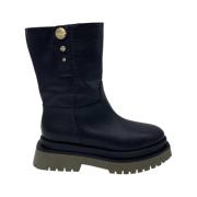 Borbonese Ankelboots - F/G Black, Dam