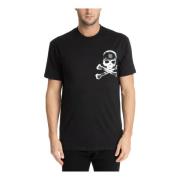 Philipp Plein Mönstrad Logo T-shirt Black, Herr