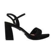 Clarks Elegant High Heel Sandaler Black, Dam