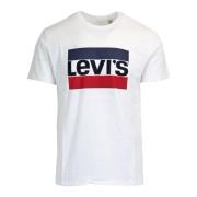 Levi's Herr Tryckt T-shirt White, Herr