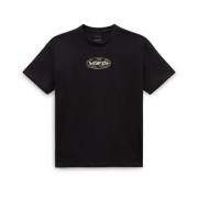 Vans Oval Bloom T-Shirt Black, Dam