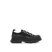 Alexander McQueen Svarta Tread Slick Sneakers Black, Herr