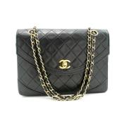 Chanel Vintage Pre-owned Läder chanel-vskor Black, Dam