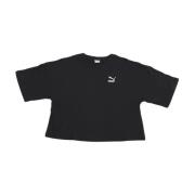 Puma Oversized Classics T-Shirt Black, Dam