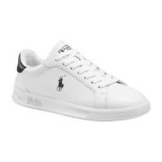 Ralph Lauren Sneakers i läder med kontrastlogo White, Herr