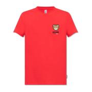 Moschino T-shirt med logotyp Red, Herr