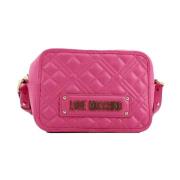 Love Moschino Cross Body Bags Pink, Dam