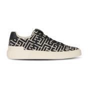 Balmain Monogram jacquard B-Court sneakers White, Herr