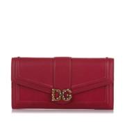 Dolce & Gabbana Pre-owned Pre-owned Läder plnbcker Red, Unisex