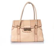 Dolce & Gabbana Pre-owned Pre-owned Läder handvskor Beige, Dam