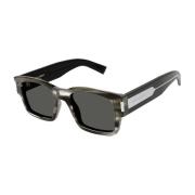 Saint Laurent New Wave Large Solglasögon Gray, Herr