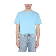 Autry Stilren Crew Neck T-shirt Blue, Unisex