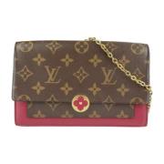 Louis Vuitton Vintage Pre-owned Canvas kuvertvskor Brown, Dam