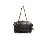 Chanel Vintage mini lambskin quilted handbag with hardware Black, Dam