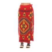 Akep Maxi Skirts Red, Dam