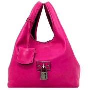 Loewe Pre-owned Pre-owned Läder handvskor Pink, Dam