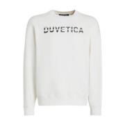 Duvetica Sweatshirts vxmt00121k0001 White, Unisex
