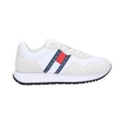 Tommy Hilfiger Eva Runner Sneakers med Tommy Patch White, Dam