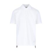 Thom Browne Vit Retro Tricolor Tröja White, Herr