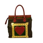 Moschino Pre-Owned Pre-owned Läder handvskor Multicolor, Dam