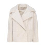 Mariuccia Milano Double-Breasted Coats White, Dam
