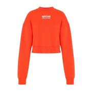 Moschino Stilfull Sweatshirt Orange, Dam