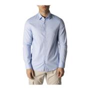 Armani Exchange Shirt 8Nzcgb Z8Anz Blue, Herr