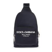 Dolce & Gabbana Enaxlad ryggsäck Blue, Herr
