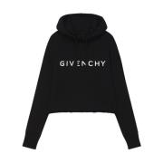 Givenchy Svart huvtröja med GIVENCHY-tryck Black, Dam