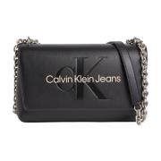Calvin Klein Jeans Sculpted Mono Crossbody Väska Black, Dam