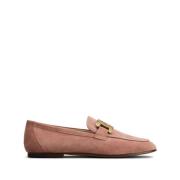 Tod's Suede Moccasin Kate Pink, Dam