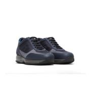 Hogan Blå Mocka Interactive Sneakers - Storlek 41 Blue, Herr