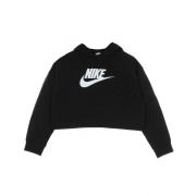 Nike Lättvikts sportswear huvtröja för barn Black, Dam