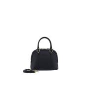 Gucci Svart Crossbody-väska med Microguccisima Print Black, Dam