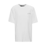 Rotate Birger Christensen Boxy Logo T-Shirt White, Dam