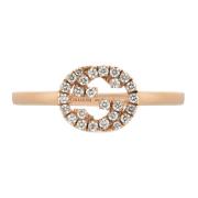 Gucci 18kt Rosa Guld och Diamantring White, Dam