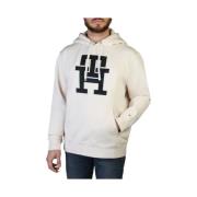 Tommy Hilfiger Herr Långärmad Sweatshirt White, Herr