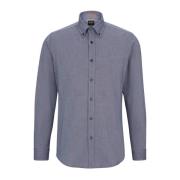 Hugo Boss Regular-Fit Oxfordskjorta i Bomull med Buttondownkrage Blue,...
