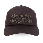 Alexander McQueen Baseballkeps Brown, Herr