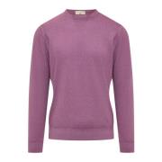 Filippo De Laurentiis Cloud Crew Neck Sweater Purple, Herr