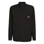 Dolce & Gabbana Svarta Skjortor för Män Black, Herr